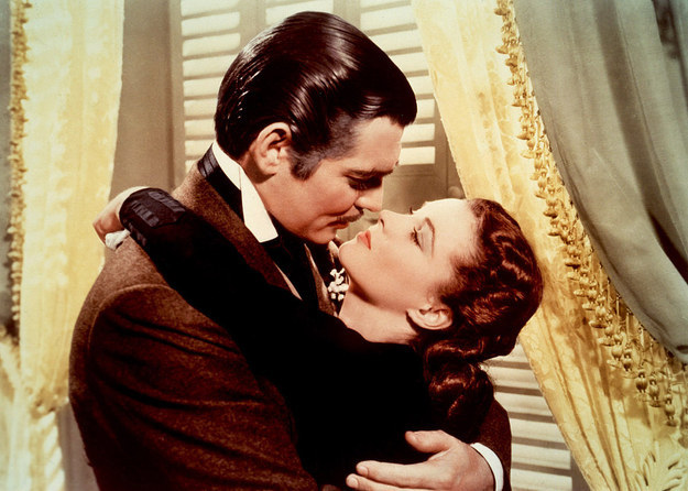The Rhett and Scarlett kiss!