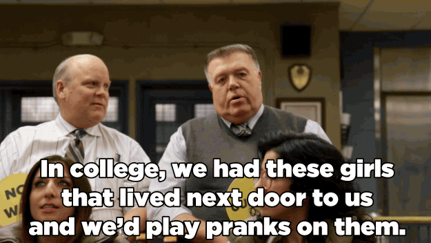 Joel: In college, we had these girls that lived next door to us and we'd play pranks on them.
