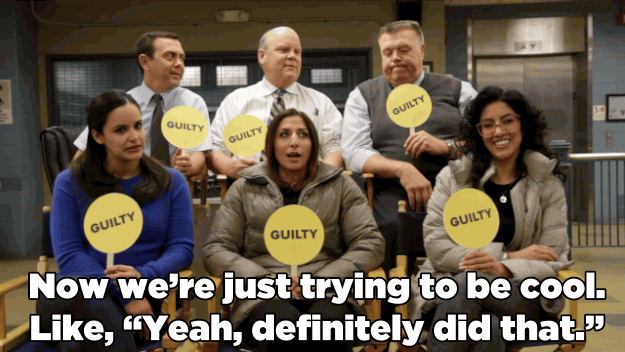 Chelsea: Now we're just trying to be cool. Like, "Yeah, definitely did that."