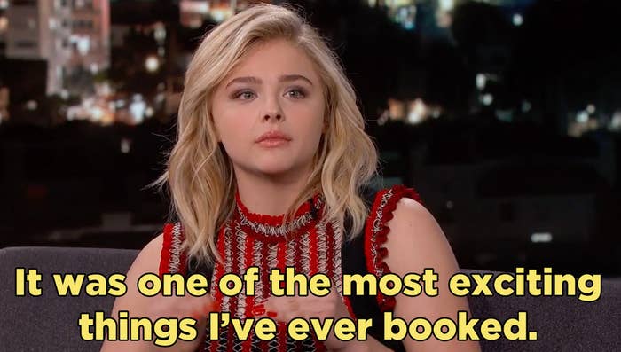 Yo Chloe Grace Moretz is a phenomenal actress so you know we had