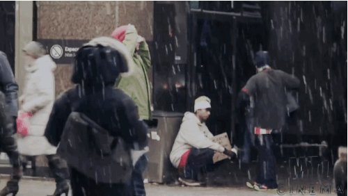 Qumak, who is originally from Cape Dorset in Nunavut, has been homeless in Montreal for 18 years. The Inuk man said helping a young person in need was an easy decision for him. “He was young, and it was cold. I went through that situation,” he said. “I had a feeling.”