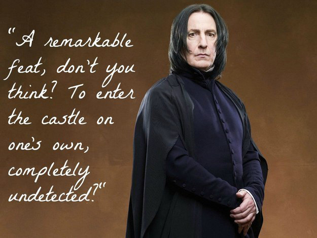 How Well Do You Know Snape Quotes From "Harry Potter"?