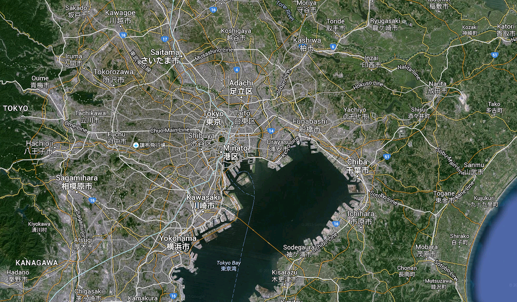 Population of the Metro Tokyo Area Compared To US Cities – Brilliant Maps