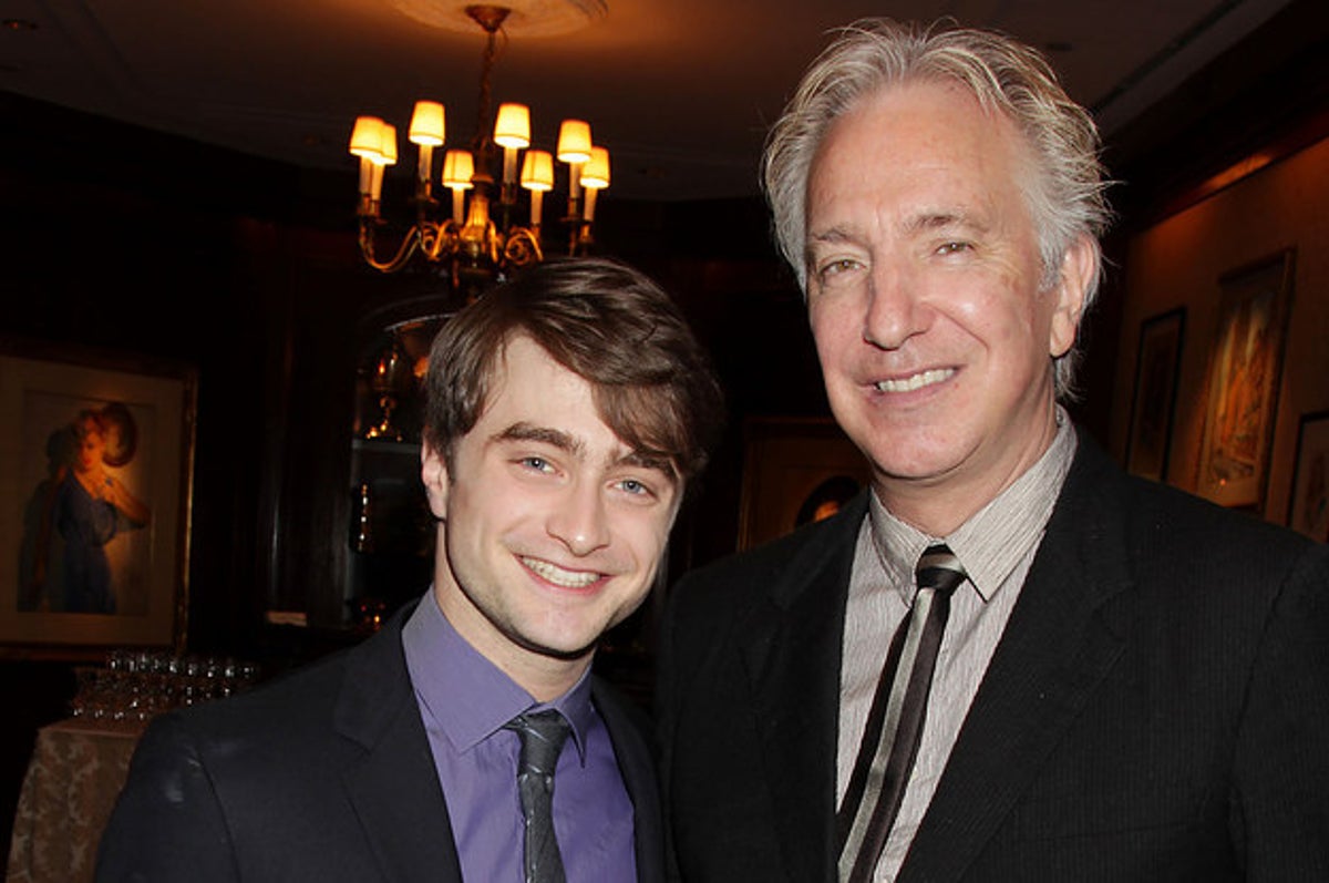 You Need To See This Video Of Alan Rickman Pranking Daniel Radcliffe