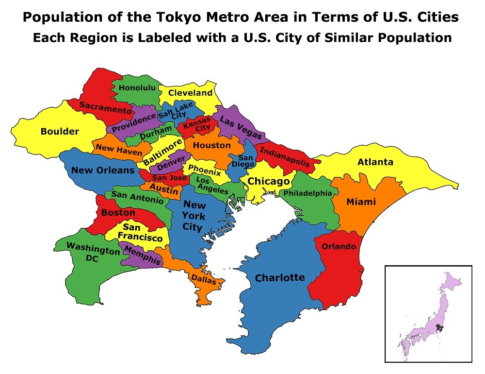 こんな風に東京を見たことがありますか 世界の都市を比べてみると