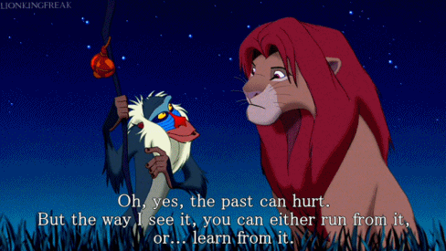 "The past can hurt"