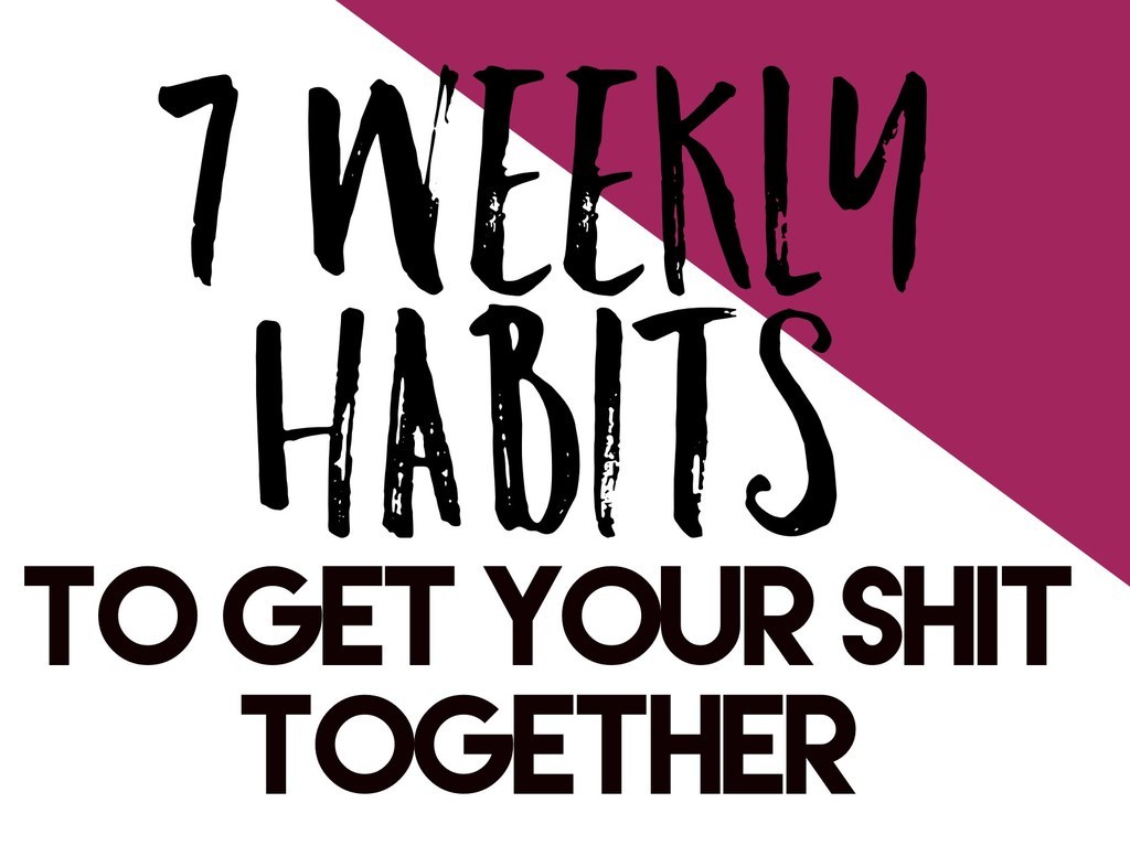 So you've made it a few weeks into a new life change and you are struggling to keep up. Whether it's a decision to eat better, workout more, or whatever, if you're going from 0 to 60 in 5 seconds, you're not going to keep up with whatever new habits you want to adopt. Enter in the weekly checklist — it's an easy way to work your way up to overall improvement but doing it at your own pace. I was inspired by my Book Club's eight-week prep for our upcoming cruise, but I realized it could be used for long-term lifestyle changes (HT Jessica). Below is how I've adapted the checklist, as well as a PDF you can make your own.