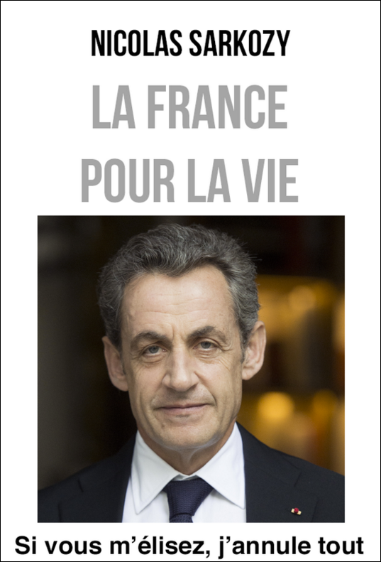 Voici Quoi Pourrait Ressembler La Couverture Du Livre De Sarkozy