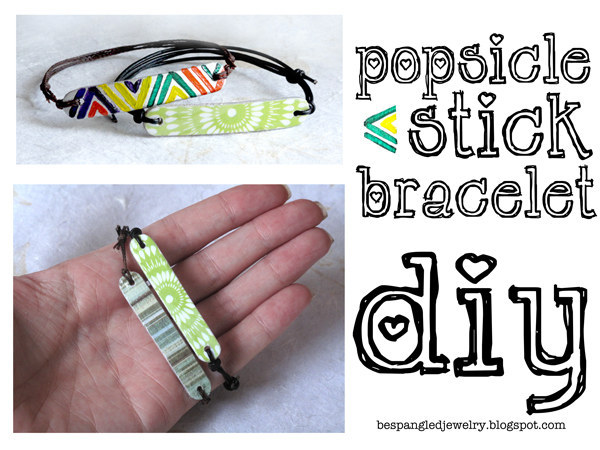 Upcycle your sticks into some fun bracelets: