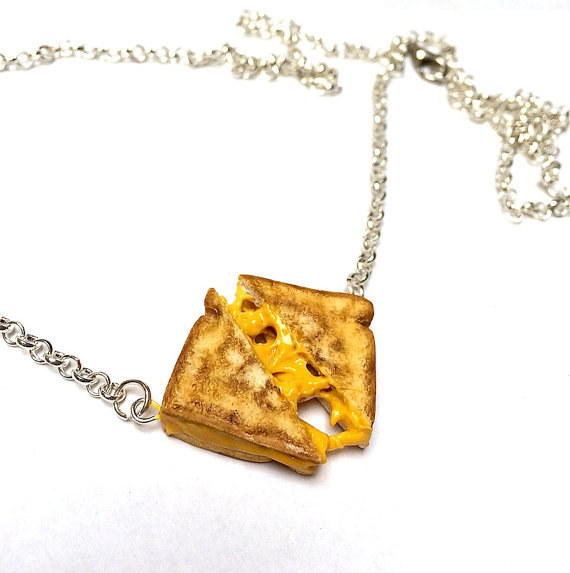Grilled Cheese Necklace!