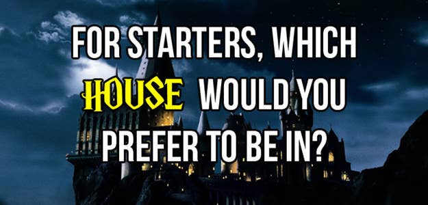 Harry Potter Quizzes Buzzfeed House Quiz