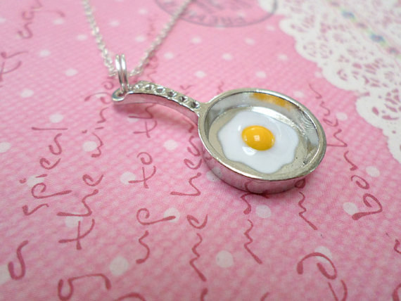 Fried Egg Necklace!