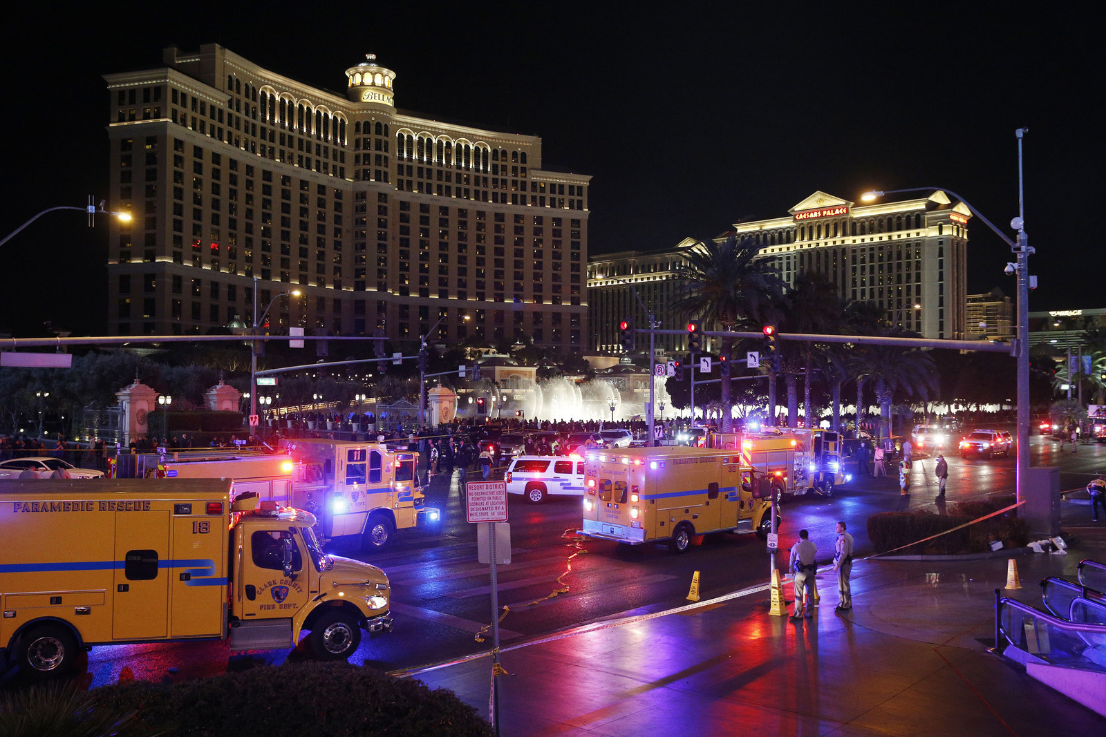 Police and emergency crews respond to the scene.