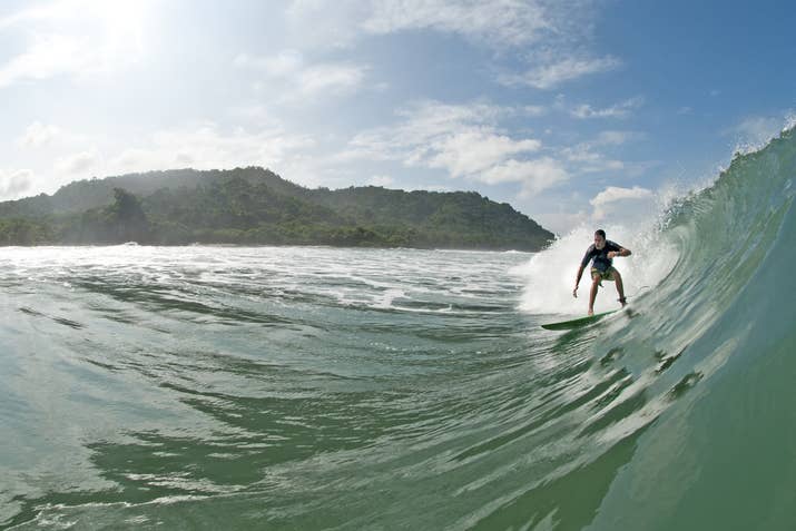 There are tons of surfing schools and surfing camps all around Costa Rica, like this one and this one, making it the ideal spot to learn how to get out there on the waves. But there are also different beaches with stronger waves, for super legit surfers. I hung out with some local pro surfers while I was there, and they raved about Playa Grande in Guanacaste.