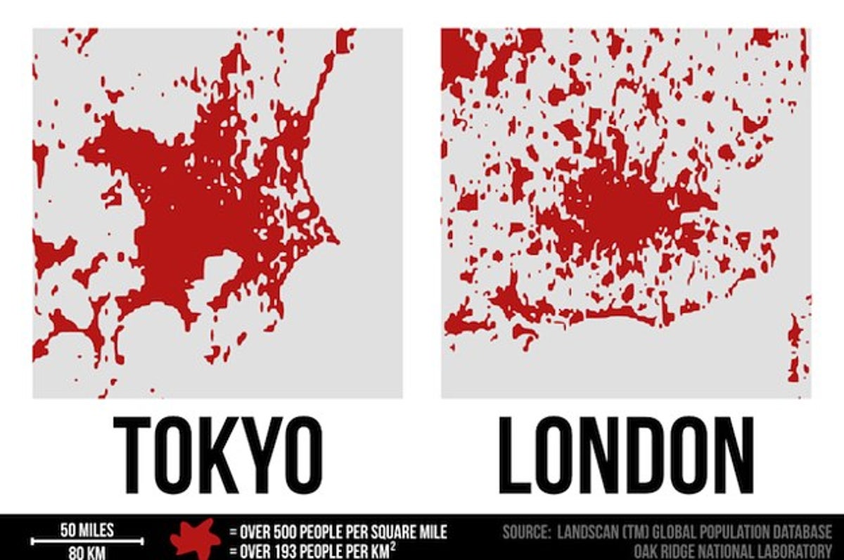こんな風に東京を見たことがありますか 世界の都市を比べてみると