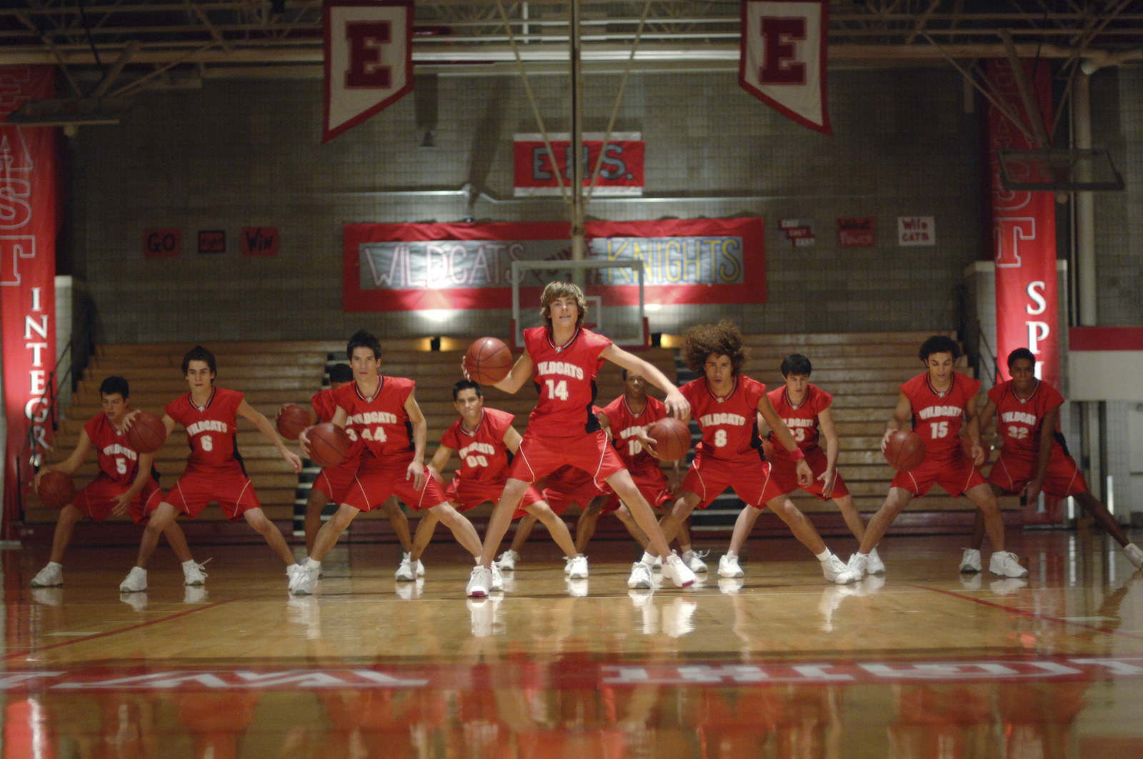 Disney Men's Shirt - High School Musical - East High Basketball