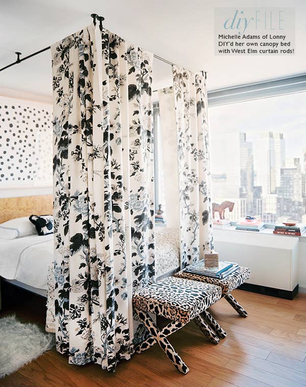 14 Diy Canopies You Need To Make For, Canopy Bed Blackout Curtains