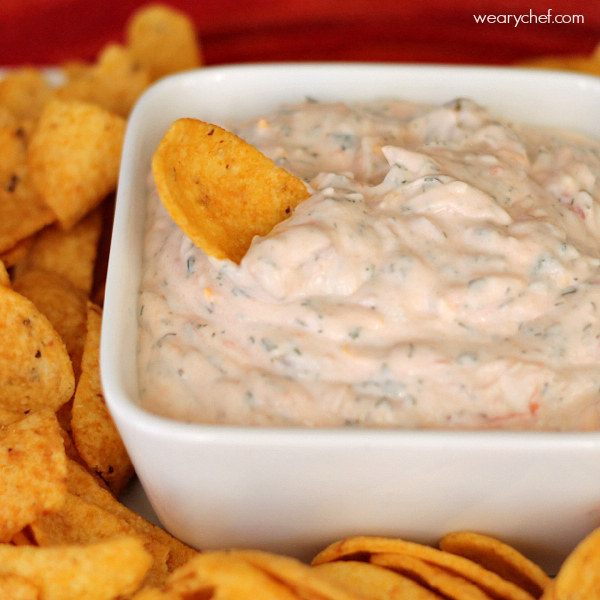 Come on, it's labeled "super easy"! You don't need Heluva Good to enjoy a tasty sour cream dip. Recipe here.