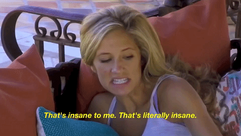 Lauren H. is still so cute and fun and wears a tank that says "Lettuce Be Friends" but she also talks for a full minute about how no man is going to want to marry someone who won't be a viable soccer mom? It's very strange and kind of sexist.