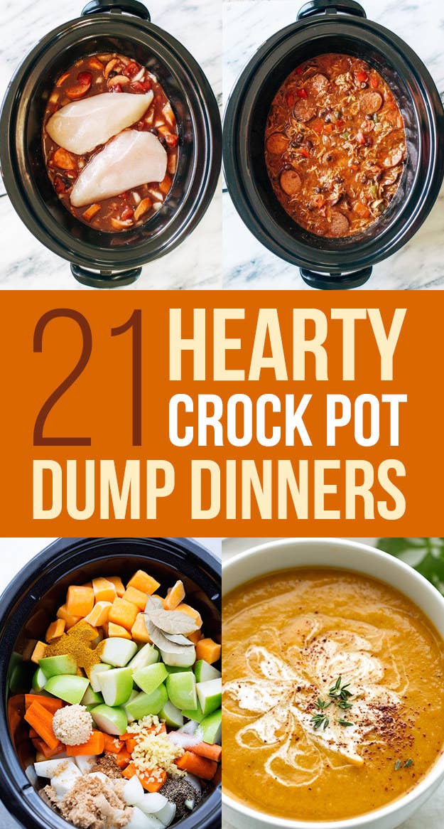 21 Crock-Pot Dump Dinners For Winter