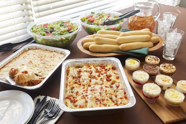 Olive Garden Will Now Deliver Giant Platters Of Pasta For Catering