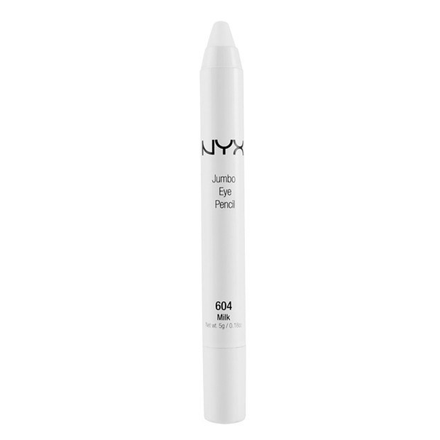 This product will change your eyeshadow, trust me. I use it as a base over my primer and it blends out perfectly (your eyelids aren't actually going to be white) It amps the color payoff of any eyeshadow. Seriously, if you want true-to-color shadow that won't crease- this is your best friend. Also, it can be used as an under brow highlight.This ranges from 3-4$ at CVS, Target, and Ulta