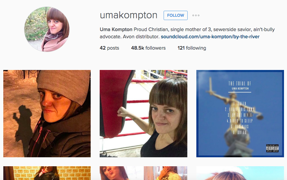 Instagram: @umakompton.