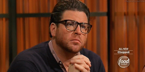 You’ll serve Scott Conant red onions