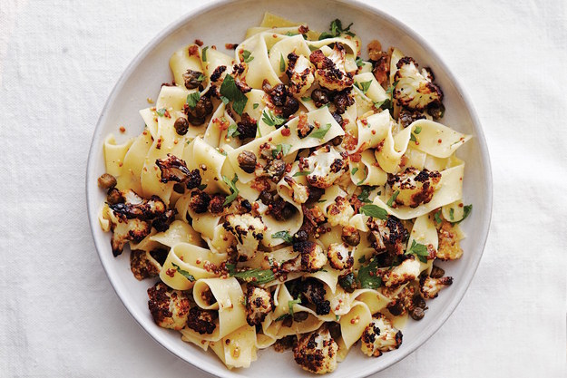 Pappardelle with Cauliflower and Mustard Brown Butter