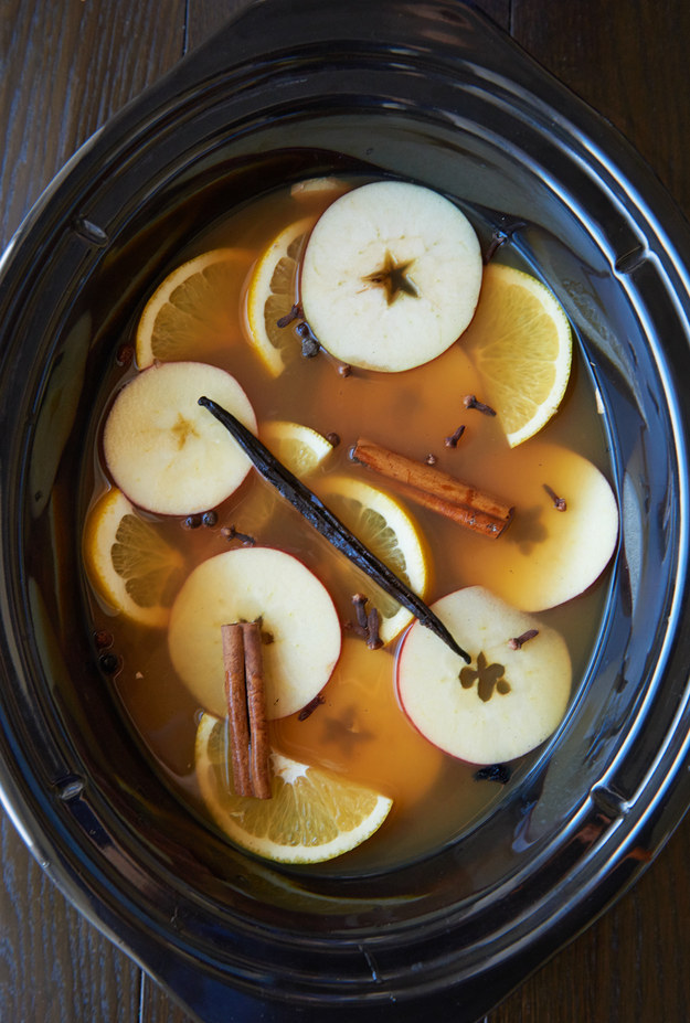 You can even slow-mull cider in the slow cooker. Don't forget to spike it with booze.