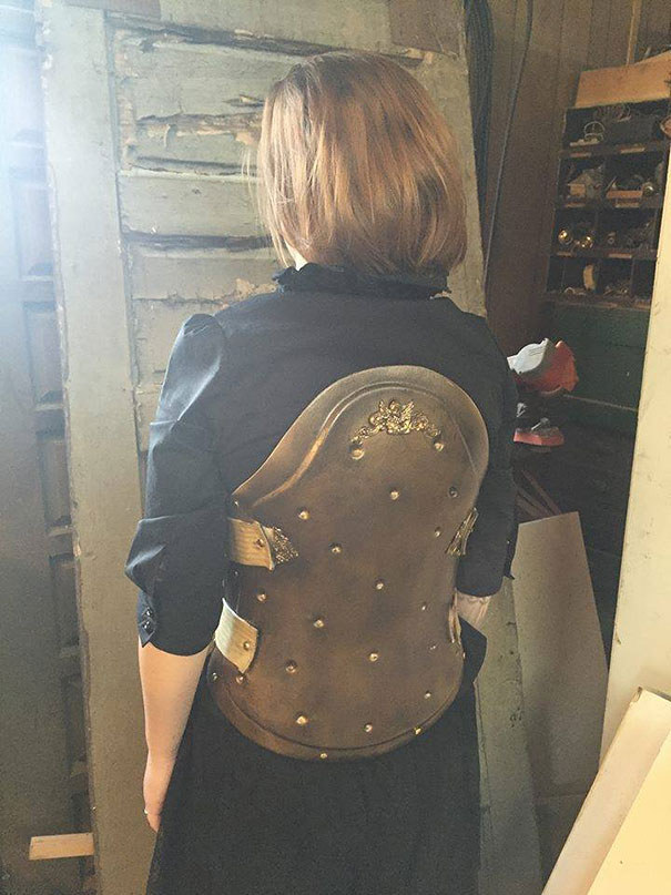 Teen Turns Body Brace into Steampunk Fashion Statement - Good News