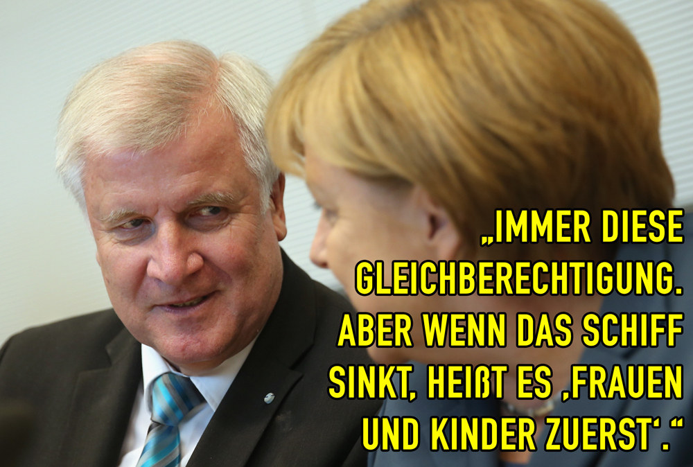 Einfach nur 16 Zitate von Bernd Stromberg auf Bildern von Horst Seehofer