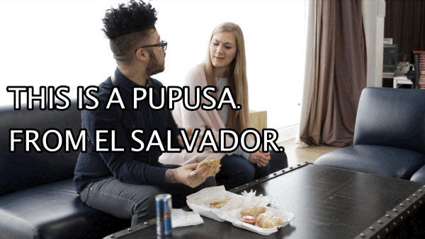 "Is that a quesadilla?"