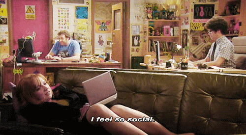 Friends on Facebook AND friends IRL. BOOM.