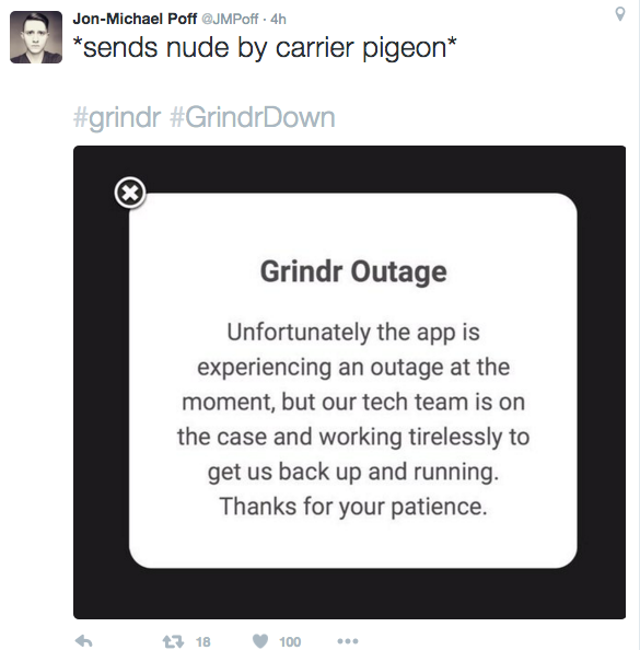 grindr down