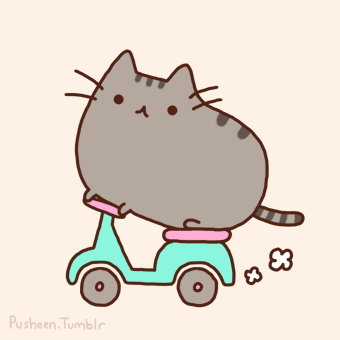 Scooter Pusheen