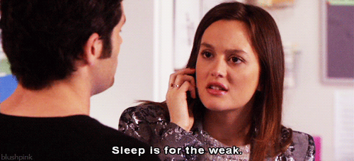 What they're known for: Not only are they studying, but working a crazy schedule too. Why we love them: They're proof you can do great things without eight hours of sleep.