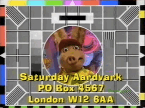 You could find it starting from 7:30am on BBC One, featuring Robinson Sucroe, The Flintstones, Sweet Valley High, Marvel's Action Hour, and Grange Hill.