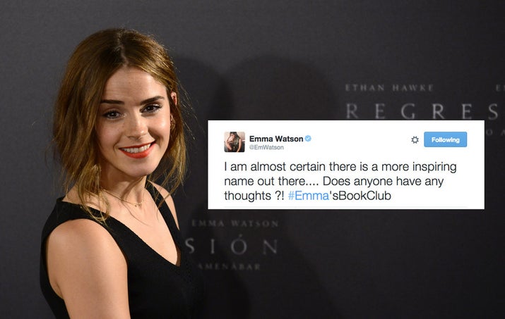 Emma Watson Is Starting A Feminist Book Club And Wants You To Name It Emma Watson Is Starting A Feminist Book Club And Wants You To Name It