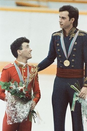 Reigning World champion Orser was pitted against longtime rival Boitano when he was given the chance to skate on home-ice at the Calgary Olympics. The "Battle of the Brians" received much media attention, and both men skated flawless, mind-boggling programs. A few more judges slightly preferred Boitano, however, and thus Silver went to Orser. While Orser was sportsmanlike in public, he's since spoken about how crushing the experience was, explaining he couldn't bring himself to watch the performance for a decade, and beat himself up about the "loss" for many years. His comments reminded me that, although one may envy the glitz and glamour and beauty these skaters can create on ice, many athletes (like Orser, apparently) endure disturbing levels of competitiveness and self-deprecation, which is particularly problematic in a sport as subjective as figure skating. If Orser's performance had been less than perfect, one could understand his disappointment; his programs, however, raised the roof, and it is simply not healthy to beat oneself up about a few judges who were swayed by the 'Tano arm position. Following his apparently-devastating silver-medal finish to Boitano, Orser had a long career in professional skating, and has since become a coaching phenom, becoming a guru to the likes of Yuna Kim, Yuzuru Hanyu, and Javier Fernandez. In his coaching career, Orser's gotten his Gold medal - and then some.