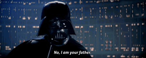 Image result for star wars gifs i am your father