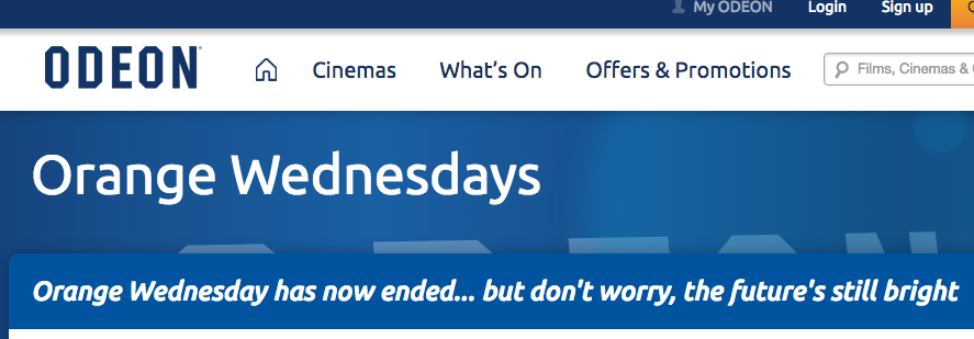 "Anyone got an Orange Wednesday code?" – that one person on Facebook.