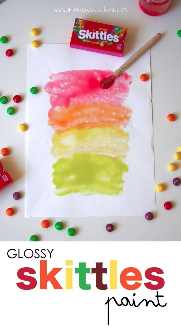A whole new way to taste the rainbow.Get the tutorial at Mama Papa Bubba.