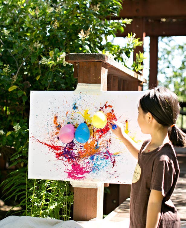 Dart painting!Get the tutorial at Hello, Wonderful.