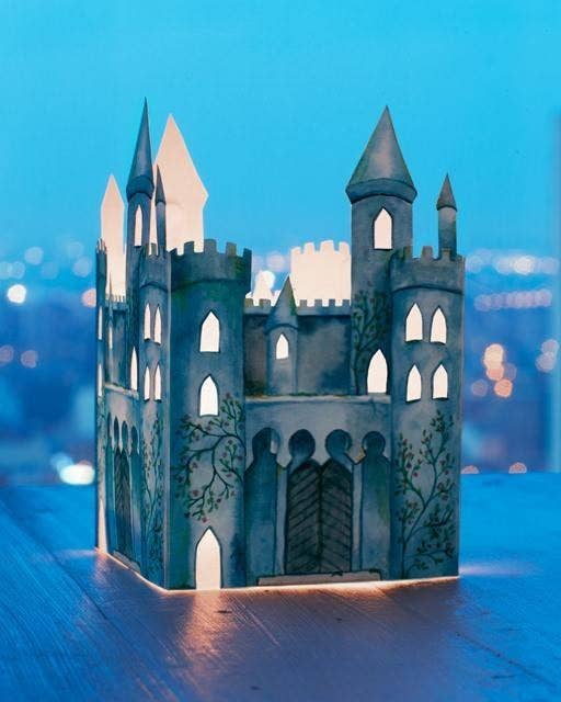 Turn it on while you read a few fairy tales at bedtime.Get the tutorial at Sweet Paul.