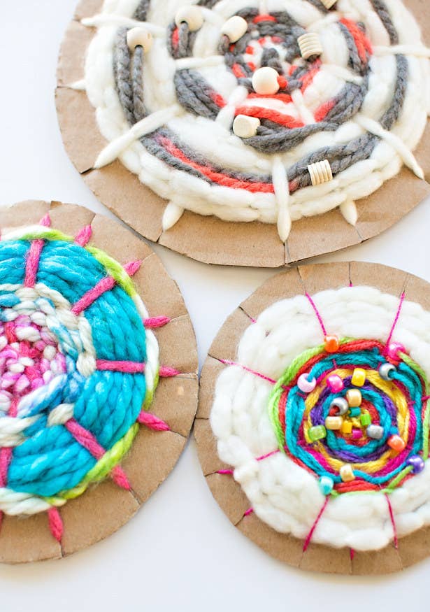 You can also make a loom using a log.Get the tutorial at Hello, Wonderful.