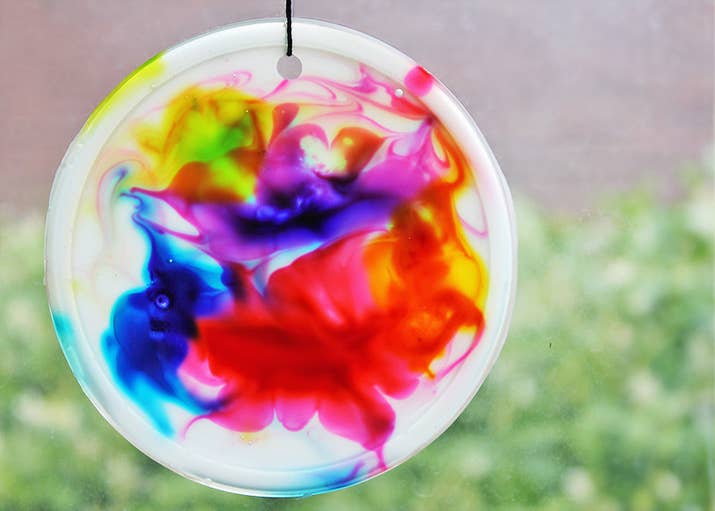 What light through yonder sun catcher breaks?Get the tutorial at Babble Dabble Do.
