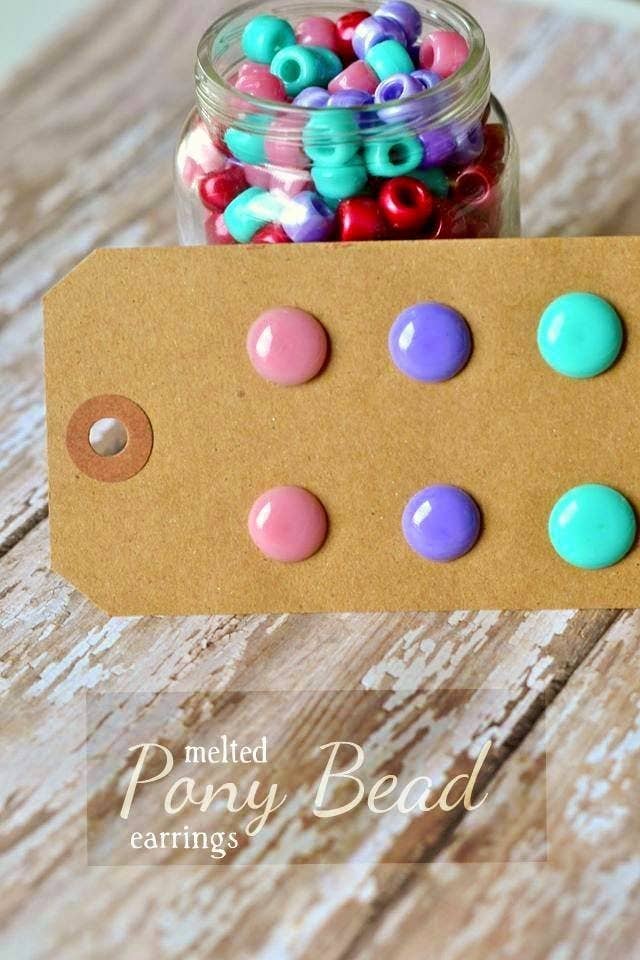 You could also easily turn them into thumbtack toppers to decorate a bulletin board.Get the tutorial at The Life of Jennifer Dawn.