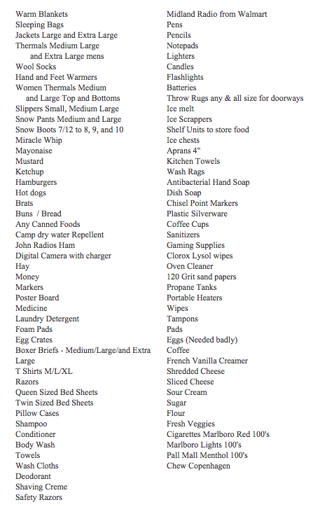 Oregon Militia Wants Hay, Menthol 100s, And French Vanilla Creamer