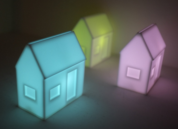 A pint-sized luminescent cottage.